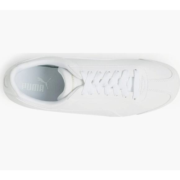 Puma Roma Basic\' Sneaker (Men), White/ Light Grey, Size 9.5
